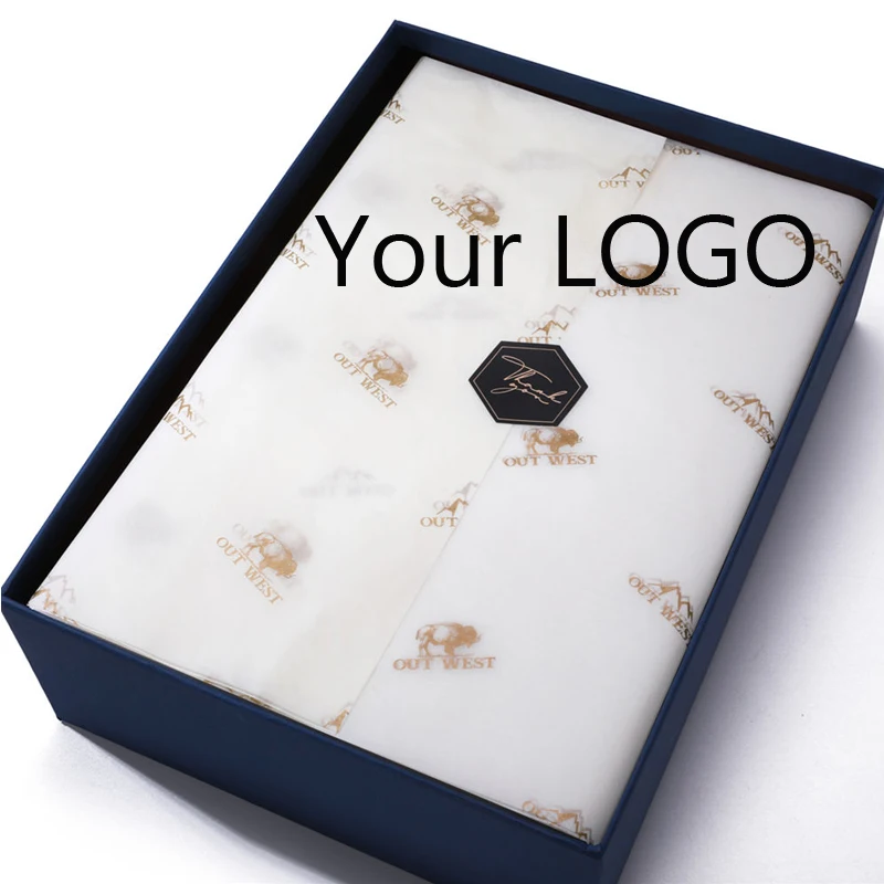 2022 Высококачественная Цветная упаковка На заказ Фирменный логотип Индивидуальная Упаковочная Папиросная бумага