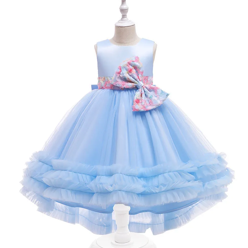 Детские костюмы 2023, Праздничное платье для девочек, Элегантное платье Принцессы для детей, Бальное платье, Одежда для Дня рождения, Свадебная одежда