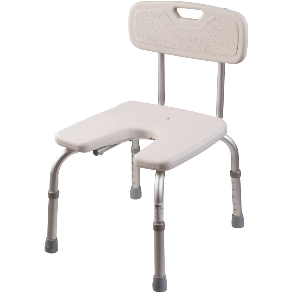 Стул со съемной спинкой для пожилых людей, U-образная скамейка для ванны для инвалидов, Табурет для ванной для взрослых, Инвалидная коляска